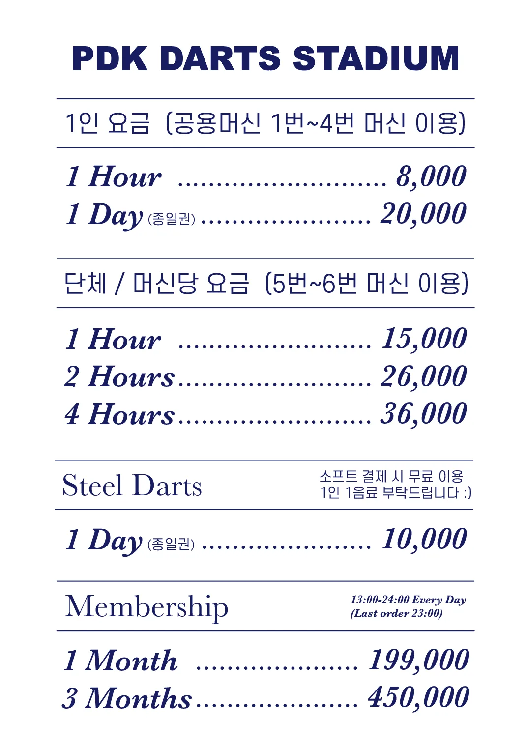PDK 다트스타디움